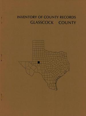 Primary view of object titled 'Inventory of County Records: Glasscock County Courthouse'.
