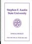 Book: Stephen F. Austin State University Operating Budget: 2022
