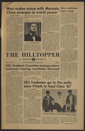 Primary view of object titled 'The Hilltopper (Austin, Tex.), Vol. 52, No. 30, Ed. 1 Friday, November 10, 1967'.