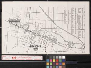 Primary view of object titled '[Map of Hitchcock, 1962]'.