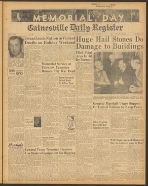 Primary view of object titled 'Gainesville Daily Register and Messenger (Gainesville, Tex.), Vol. 60, No. 235, Ed. 1 Tuesday, May 30, 1950'.