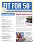 Primary view of Fit For 50+, Catalog for Denton Senior Center: May 2018