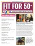 Primary view of Fit For 50+, Catalog for Denton Senior Center: Fall 2018