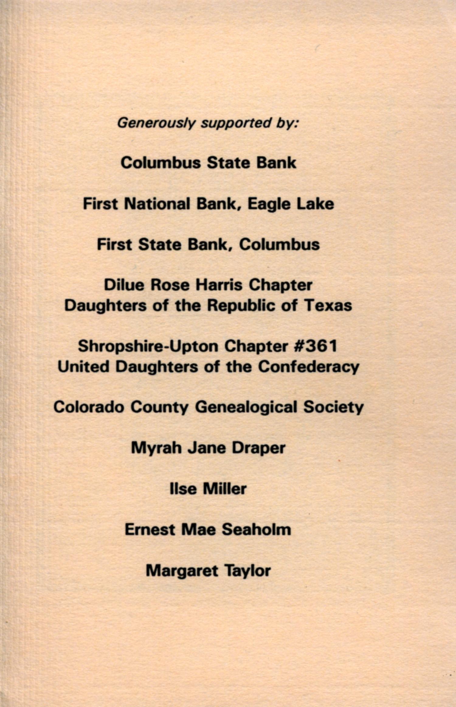 Nesbitt Memorial Library Journal, Volume 1, Number 10, September 1991
                                                
                                                    Back Inside
                                                