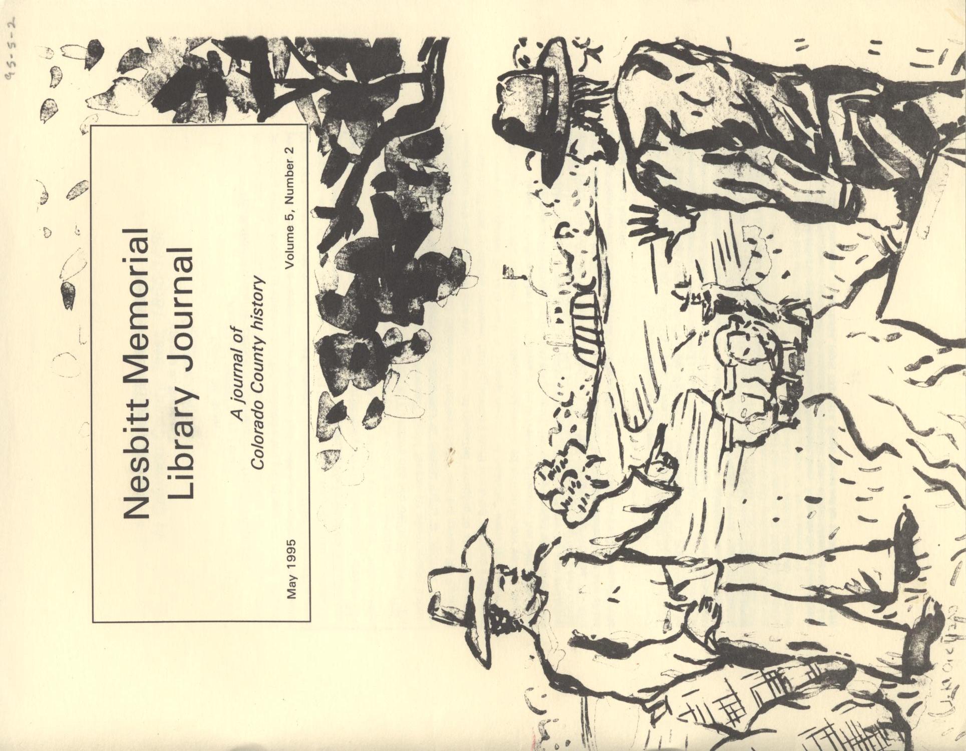 Nesbitt Memorial Library Journal, Volume 5, Number 2, May 1995
                                                
                                                    Front Cover
                                                