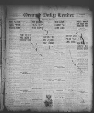 Primary view of object titled 'Orange Daily Leader (Orange, Tex.), Vol. 15, No. 2, Ed. 1 Thursday, January 2, 1919'.