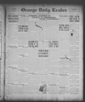 Primary view of object titled 'Orange Daily Leader (Orange, Tex.), Vol. 15, No. 9, Ed. 1 Friday, January 10, 1919'.