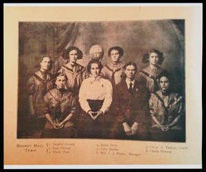 Primary view of object titled '[1910 Grand View Girl's Basketball Team]'.