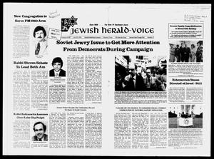 Primary view of object titled 'Jewish Herald-Voice (Houston, Tex.), Vol. 67, No. 17, Ed. 1 Thursday, July 22, 1976'.
