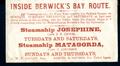 Primary view of [Clipping: Inside Berwick's Bay Route]