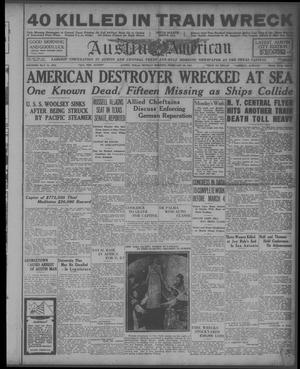 Primary view of object titled 'Austin American (Austin, Tex.), Ed. 1 Monday, February 28, 1921'.