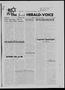 Newspaper: The Jewish Herald-Voice (Houston, Tex.), Vol. 58, No. 20, Ed. 1 Thurs…