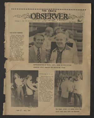 Primary view of object titled 'The Erath Observer (Stephenville, Tex.), Vol. 1, No. 54, Ed. 1 Thursday, November 13, 1975'.