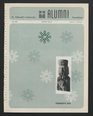 Primary view of object titled 'The St. Edward's University Alumni Newsletter (Austin, Tex.), Vol. 13, No. 4, Ed. 1 Sunday, September 1, 1968'.