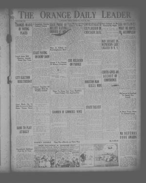 Primary view of object titled 'The Orange Daily Leader (Orange, Tex.), Vol. 12, No. 18, Ed. 1 Monday, July 19, 1926'.