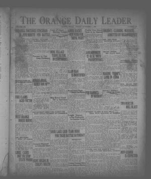 Primary view of object titled 'The Orange Daily Leader (Orange, Tex.), Vol. 12, No. 110, Ed. 1 Friday, November 5, 1926'.