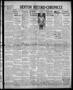 Newspaper: Denton Record-Chronicle (Denton, Tex.), Vol. 31, No. 190, Ed. 1 Wedne…