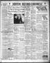 Newspaper: Denton Record-Chronicle (Denton, Tex.), Vol. 33, No. 189, Ed. 1 Thurs…