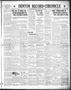 Newspaper: Denton Record-Chronicle (Denton, Tex.), Vol. 33, No. 268, Ed. 1 Frida…