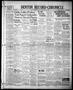 Newspaper: Denton Record-Chronicle (Denton, Tex.), Vol. 34, No. 289, Ed. 1 Wedne…