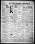Newspaper: Denton Record-Chronicle (Denton, Tex.), Vol. 35, No. 41, Ed. 1 Tuesda…