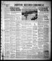 Newspaper: Denton Record-Chronicle (Denton, Tex.), Vol. 37, No. 38, Ed. 1 Tuesda…