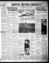 Newspaper: Denton Record-Chronicle (Denton, Tex.), Vol. 37, No. 42, Ed. 1 Saturd…