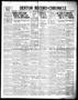 Newspaper: Denton Record-Chronicle (Denton, Tex.), Vol. 37, No. 259, Ed. 1 Monda…