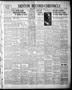 Newspaper: Denton Record-Chronicle (Denton, Tex.), Vol. 38, No. 7, Ed. 1 Tuesday…