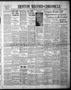 Newspaper: Denton Record-Chronicle (Denton, Tex.), Vol. 38, No. 51, Ed. 1 Thursd…