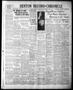 Newspaper: Denton Record-Chronicle (Denton, Tex.), Vol. 38, No. 74, Ed. 1 Wednes…