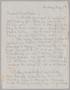 Letter: [Letter from Catherine Davis to Joe Davis - August 11, 1944]