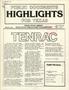 Journal/Magazine/Newsletter: Public Documents Highlights for Texas, Volume 4, Number 3, Spring 1984