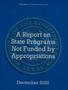 Report: A Report on State Programs Not Funded by Appropriations