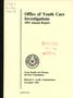 Report: Texas Office of Youth Care Investigations Annual Report: 1993