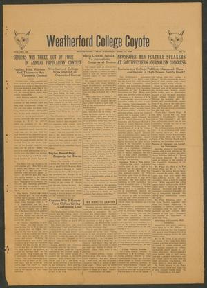 Primary view of Weatherford College Coyote (Weatherford, Tex.), Vol. 3, No. 15, Ed. 1 Wednesday, April 17, 1929
