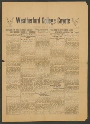 Primary view of Weatherford College Coyote (Weatherford, Tex.), Vol. 3, No. 18, Ed. 1 Wednesday, May 29, 1929