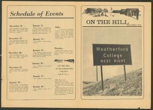 Primary view of object titled 'On the Hill (Weatherford, Tex.), Vol. 45, No. 3, Ed. 1 Friday, December 1, 1972'.