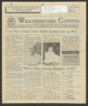 Primary view of object titled 'Weatherford Coyote (Weatherford, Tex.), Ed. 1 Monday, January 1, 1990'.