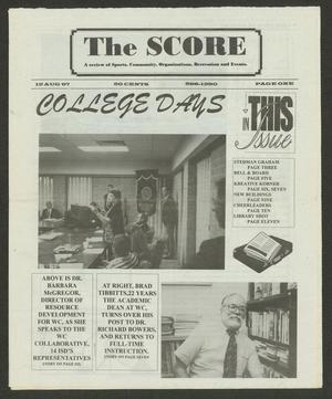 Primary view of object titled 'The SCORE (Weatherford, Tex.), Ed. 1 Tuesday, August 12, 1997'.