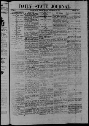 Primary view of object titled 'Daily State Journal. (Austin, Tex.), Vol. 1, No. 204, Ed. 1 Sunday, September 25, 1870'.
