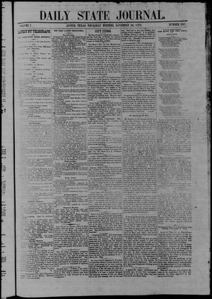 Primary view of object titled 'Daily State Journal. (Austin, Tex.), Vol. 1, No. 243, Ed. 1 Thursday, November 10, 1870'.