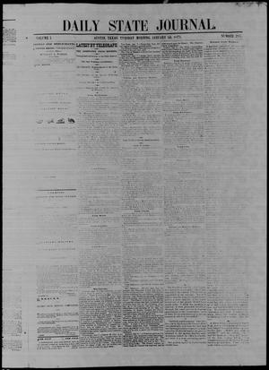 Primary view of object titled 'Daily State Journal. (Austin, Tex.), Vol. 1, No. 293, Ed. 1 Tuesday, January 10, 1871'.