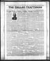 Newspaper: The Dallas Craftsman (Dallas, Tex.), Vol. 33, No. 25, Ed. 1 Friday, J…