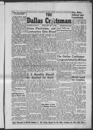 Primary view of object titled 'The Dallas Craftsman (Dallas, Tex.), Vol. 49, No. 49, Ed. 1 Friday, May 3, 1963'.