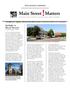 Journal/Magazine/Newsletter: Main Street Matters, September 2013