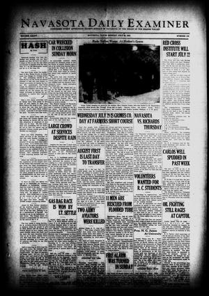 Primary view of object titled 'Navasota Daily Examiner (Navasota, Tex.), Vol. 34, No. 136, Ed. 1 Monday, July 20, 1931'.
