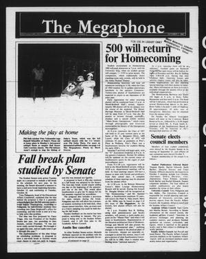 Primary view of object titled 'The Megaphone (Georgetown, Tex.), Vol. 76, No. 5, Ed. 1 Thursday, October 7, 1982'.