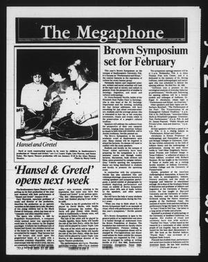 Primary view of object titled 'The Megaphone (Georgetown, Tex.), Vol. 76, No. 15, Ed. 1 Thursday, January 20, 1983'.