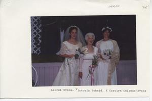 Primary view of object titled '[Group Bridal Photo of Laurel Evans]'.